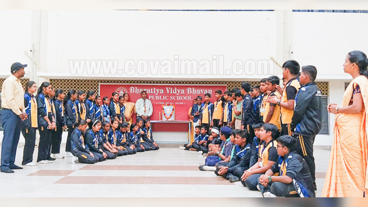 பாரதிய வித்யா பவன் பள்ளியில்  அப்துல் கலாம் பிறந்தநாள் விழா