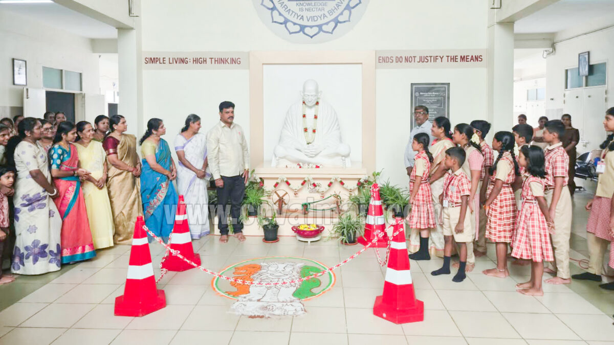 Gandhi Jayanthi celebrated at BVB School