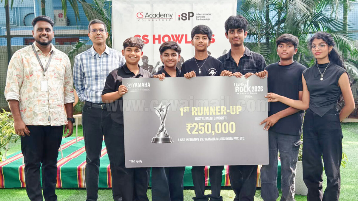 Coimbatore School students secure 2nd place in National Yamaha Music Competition