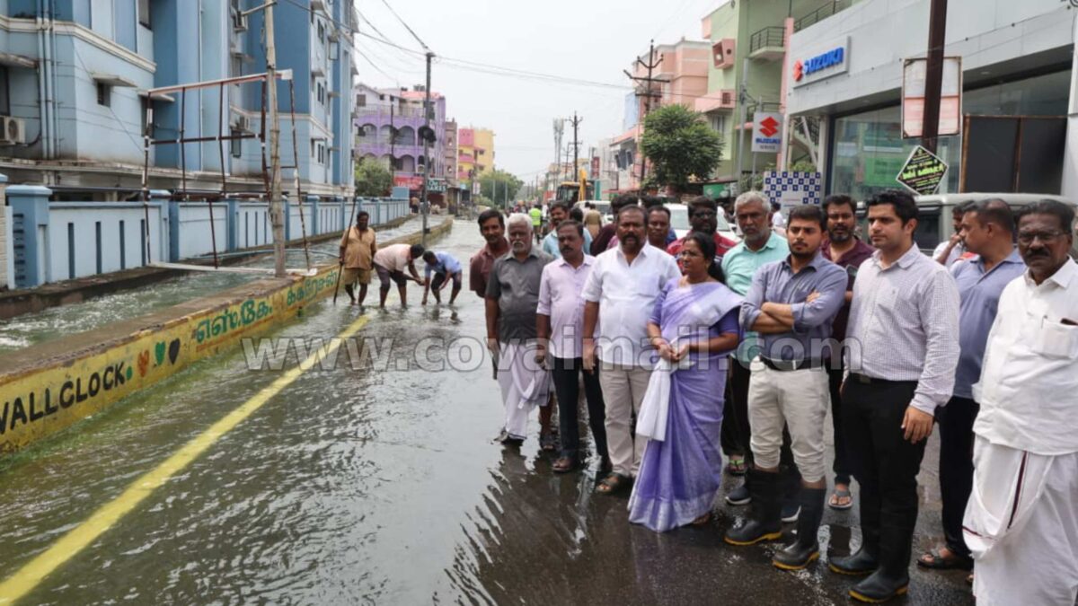 கனமழையால் பாதிக்கப்பட்ட செல்வபுரத்தை பார்க்க செந்தில் பாலாஜி எம்.எல்.ஏ. வரமாட்டாரா?