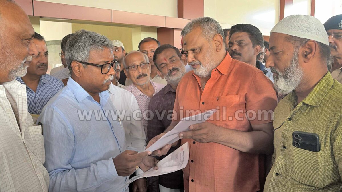 எர்ணாகுளம்–காரைக்கால் எக்ஸ்பிரஸ் போத்தனூரில் நிற்க நடவடிக்கை தேவை – தெற்கு ரயில்வே பொது மேலாளரிடம் கோரிக்கை