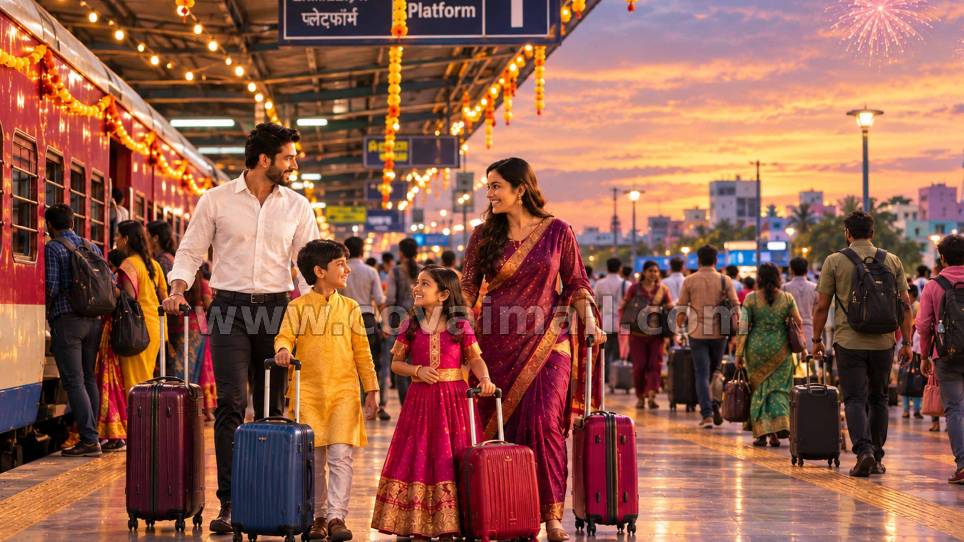 TN Rail Users Federation seeks 8 spl. trains for Diwali