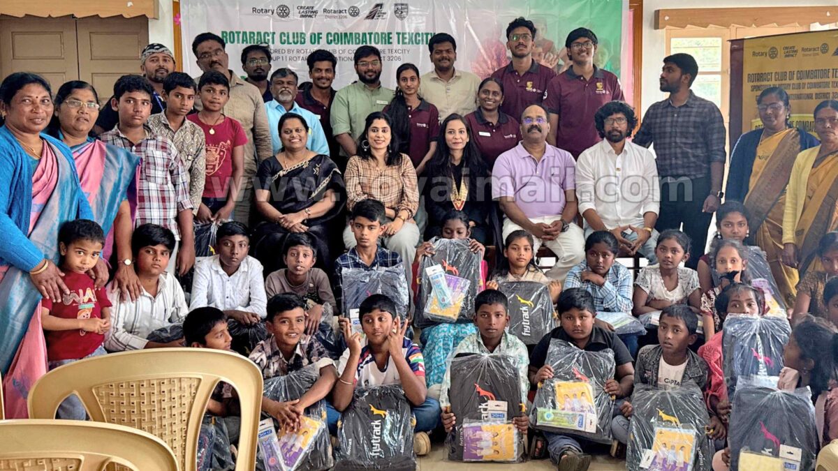Rotaractors motivate village kids to pursue educational aspirations